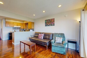 TV, fireplace, offices