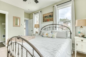 3 habitaciones, tabla de planchar con plancha, cuna de viaje y wifi