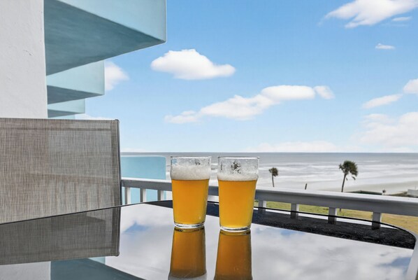 Comfort Studio, Balcony, Ocean View | Terrace/patio