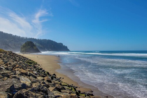 Dog friendly oceanfront condo with amazing ocean views steps to beach