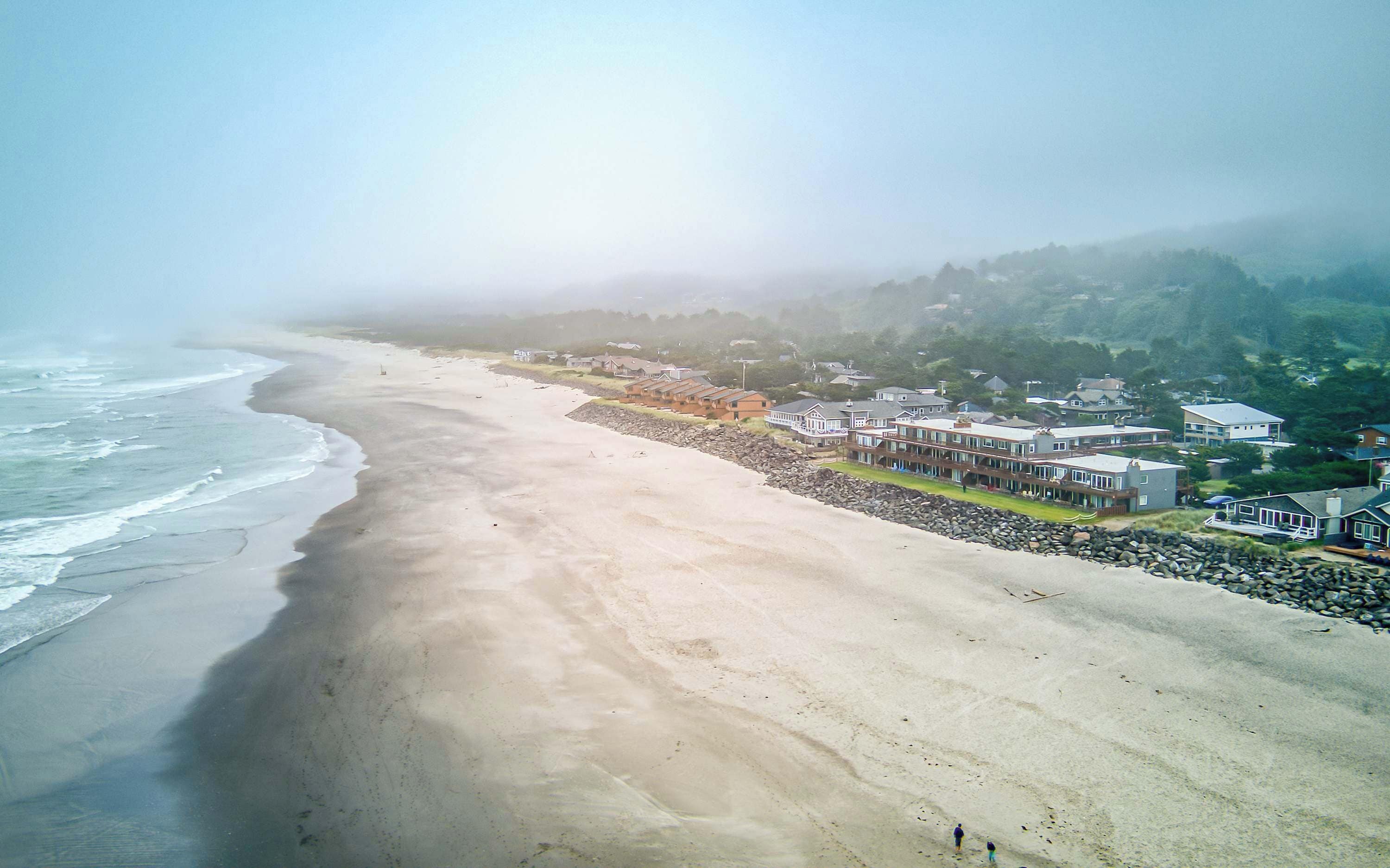 Na praia 