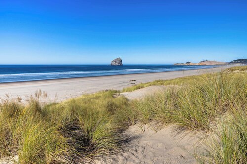 Beautiful oceanfront home with a gorgeous view