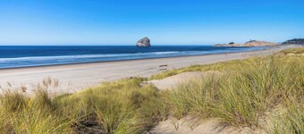 Beautiful oceanfront home with a gorgeous view