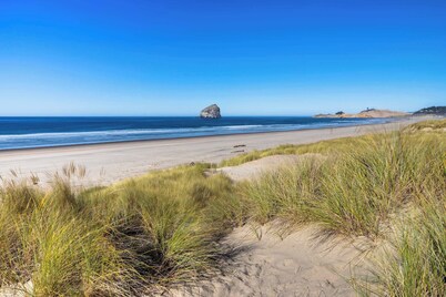 Beautiful oceanfront home with a gorgeous view