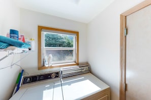 Interior - Bright dog friendly home with wrap around deck just steps from beach (Pacific City)