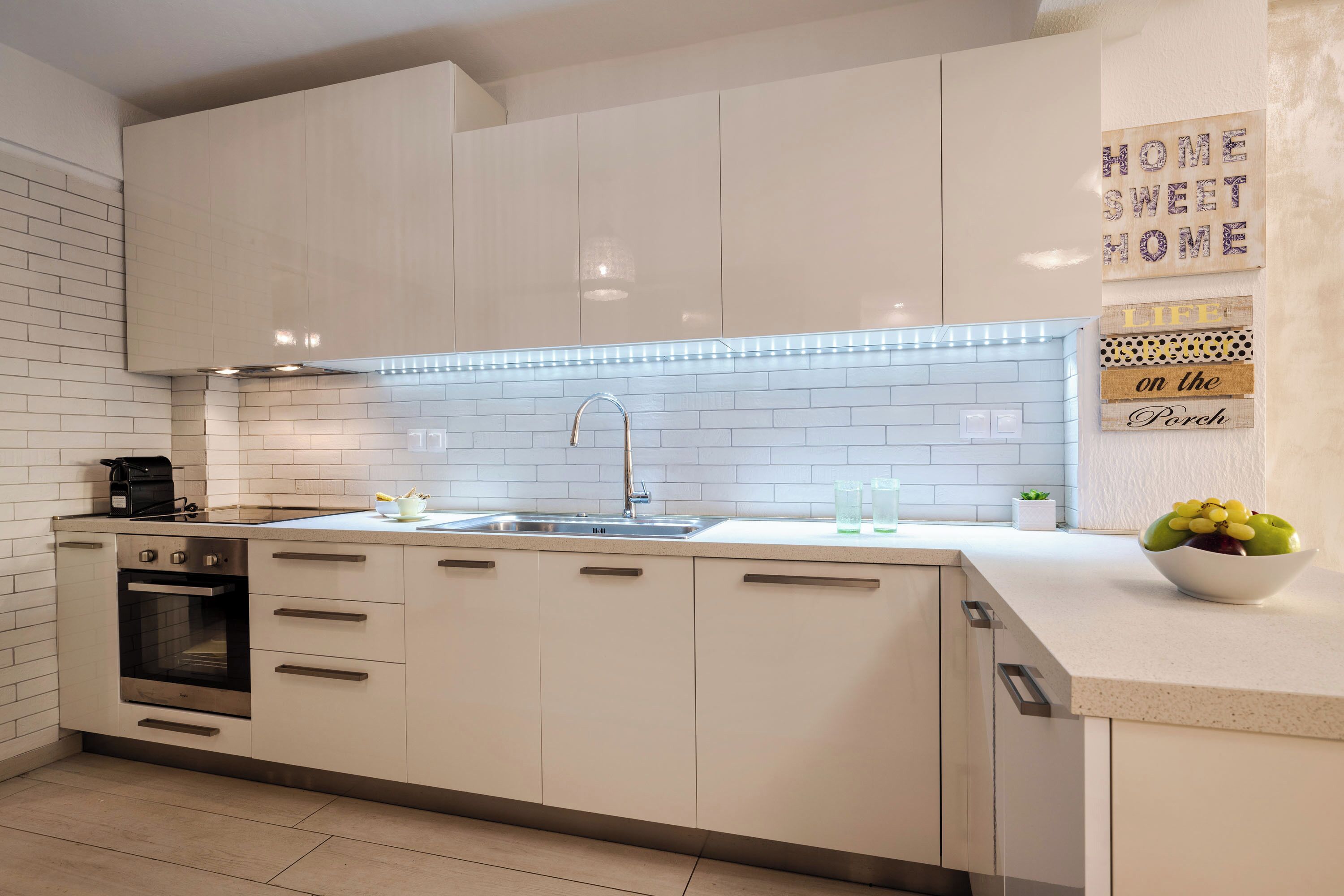 Helios Villa with Private Pool | Private kitchen | Fridge, microwave, oven, dishwasher