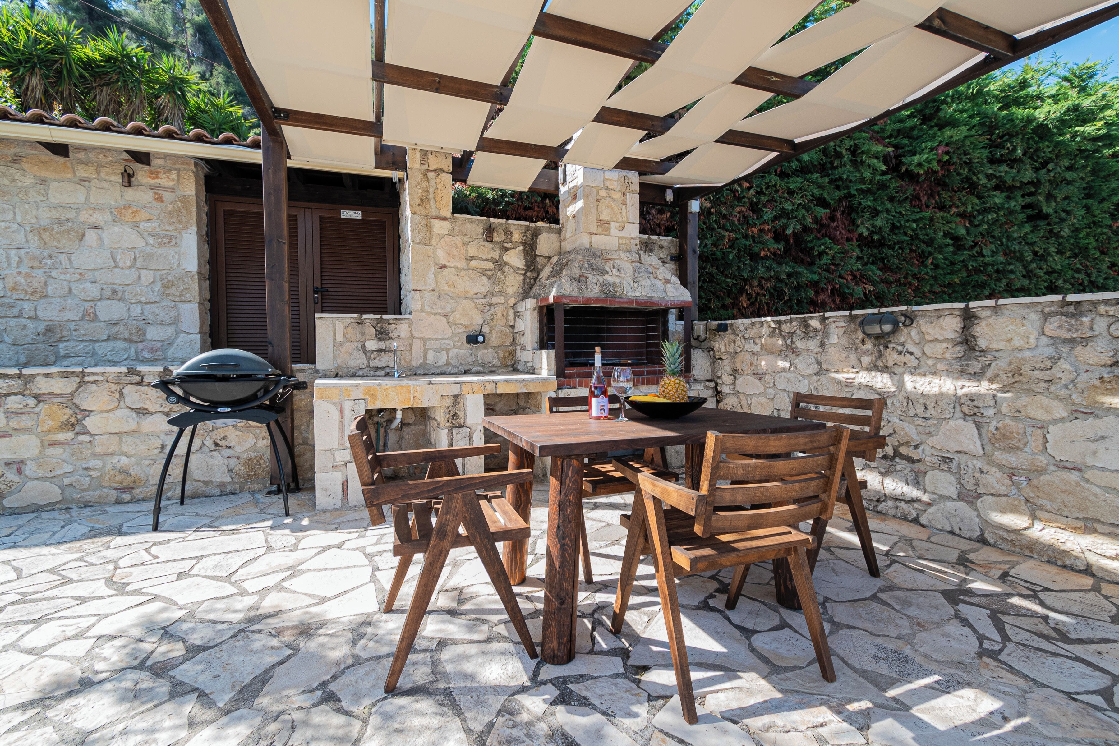 Blue Villa with Private Pool | Terrace/patio