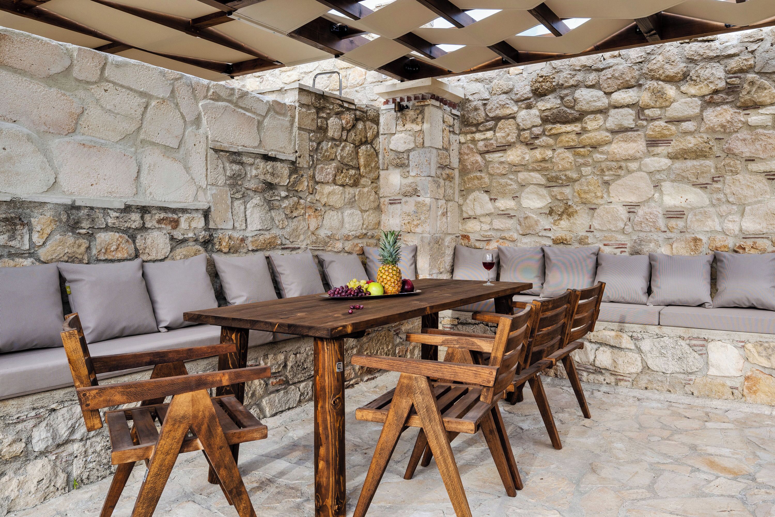 Blue Villa with Private Pool | 露台/庭院