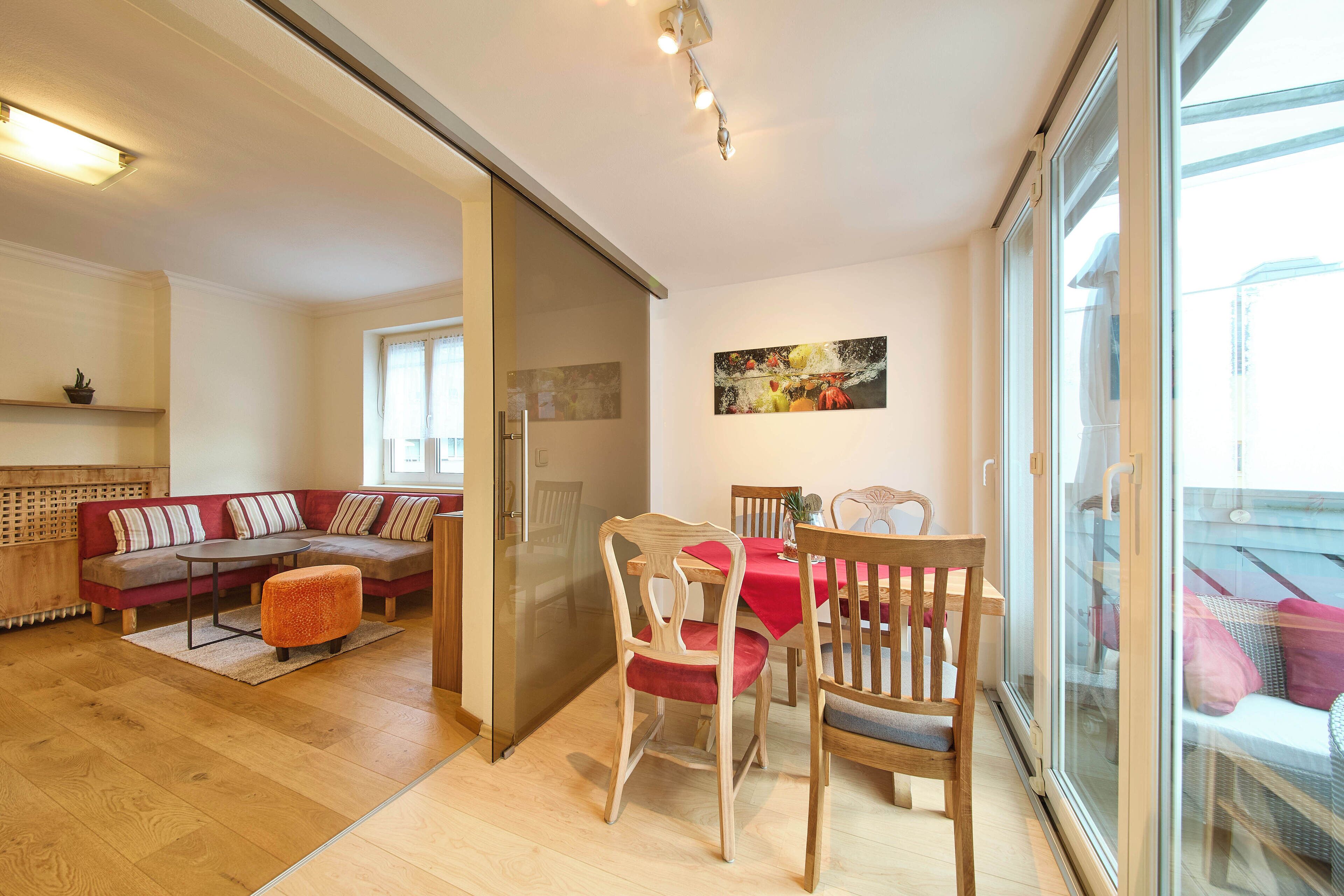 Comfort-Apartment, 1 Schlafzimmer, Nichtraucher, Haustiere nicht gestattet | Wohnbereich | Flachbildfernseher