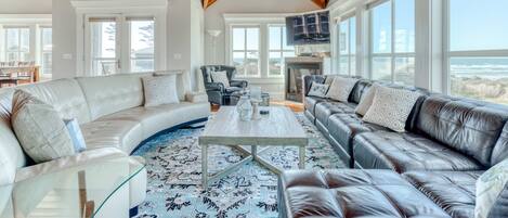 Televisor, llar de foc, videojocs i estèreo