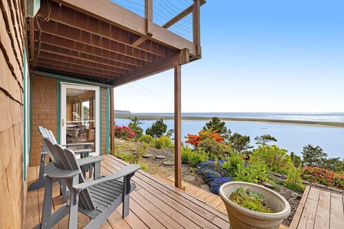 Dog friendly home with balcony porches and top of the world ocean views