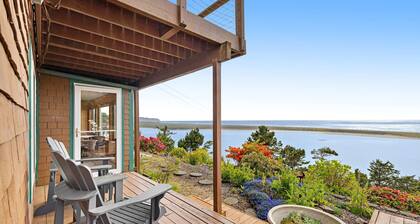 Dog friendly home with balcony porches and top of the world ocean views
