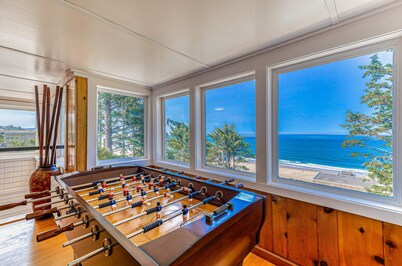 Amazing ocean view escape with seven bedrooms scenic patios and modern interior