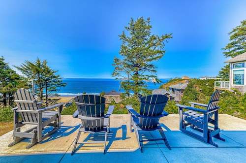 Amazing ocean view escape with seven bedrooms scenic patios and modern interior