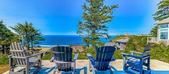 Amazing ocean view escape with seven bedrooms scenic patios and modern interior