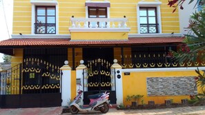 Fassade der Unterkunft