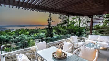 Vila família, vista para o oceano | Vista do quarto