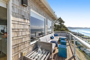 Property grounds - Remodeled home with multiple decks and ocean views short walk to beach (Oceanside)