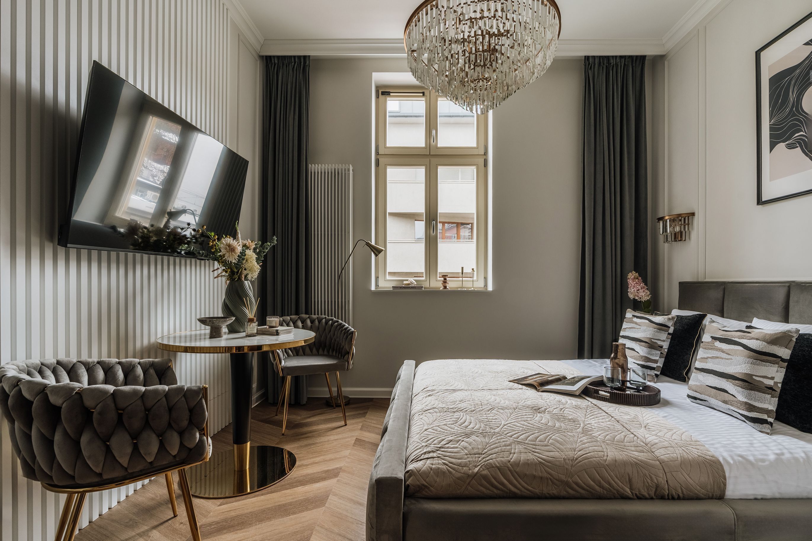 舒适开间套房, 城市景观 | 熨斗/熨衣板、免费 WiFi