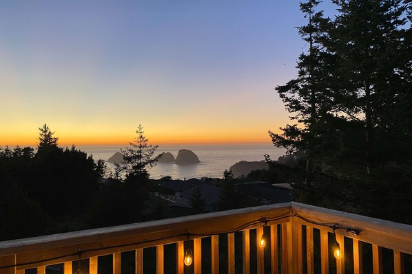 Property grounds - Dog friendly home with ocean views deck washer dryer grill and fireplace (Oceanside)