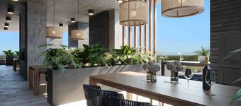 Modern and bright Premium studio with amenities in the heart of Buenavista