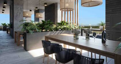 Modern and bright Premium studio with amenities in the heart of Buenavista