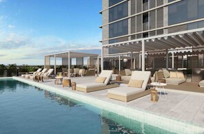 Pool - Modern and bright Premium studio with amenities in the heart of Buenavista (San Fernando)