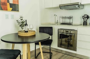 Fridge, microwave, oven, electric kettle - Functional and Comfy Studio with Premium Amenities and Excellent Location in Bancalari (San Fernando)