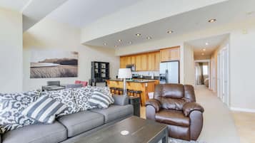 TV, DVD player, stereo