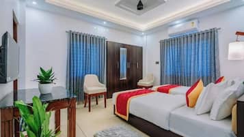 豪華雙床房 | 熨斗/熨衣板、免費無線上網