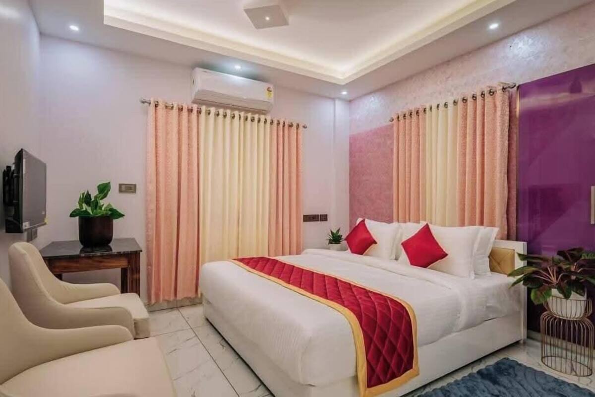 Habitación doble Deluxe | Tabla de planchar con plancha y wifi gratis