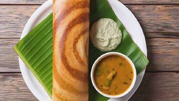 Petit déjeuner complet compris tous les jours