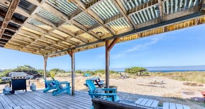 Oceanfront dog friendly beach house with game room and plenty of room