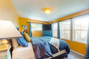 2 chambres, fer et planche à repasser, Wi-Fi, draps fournis