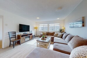 TV, fireplace, table football, offices