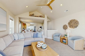 TV, fireplace, DVD player, stereo