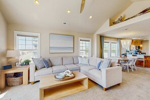 TV, fireplace, DVD player, stereo