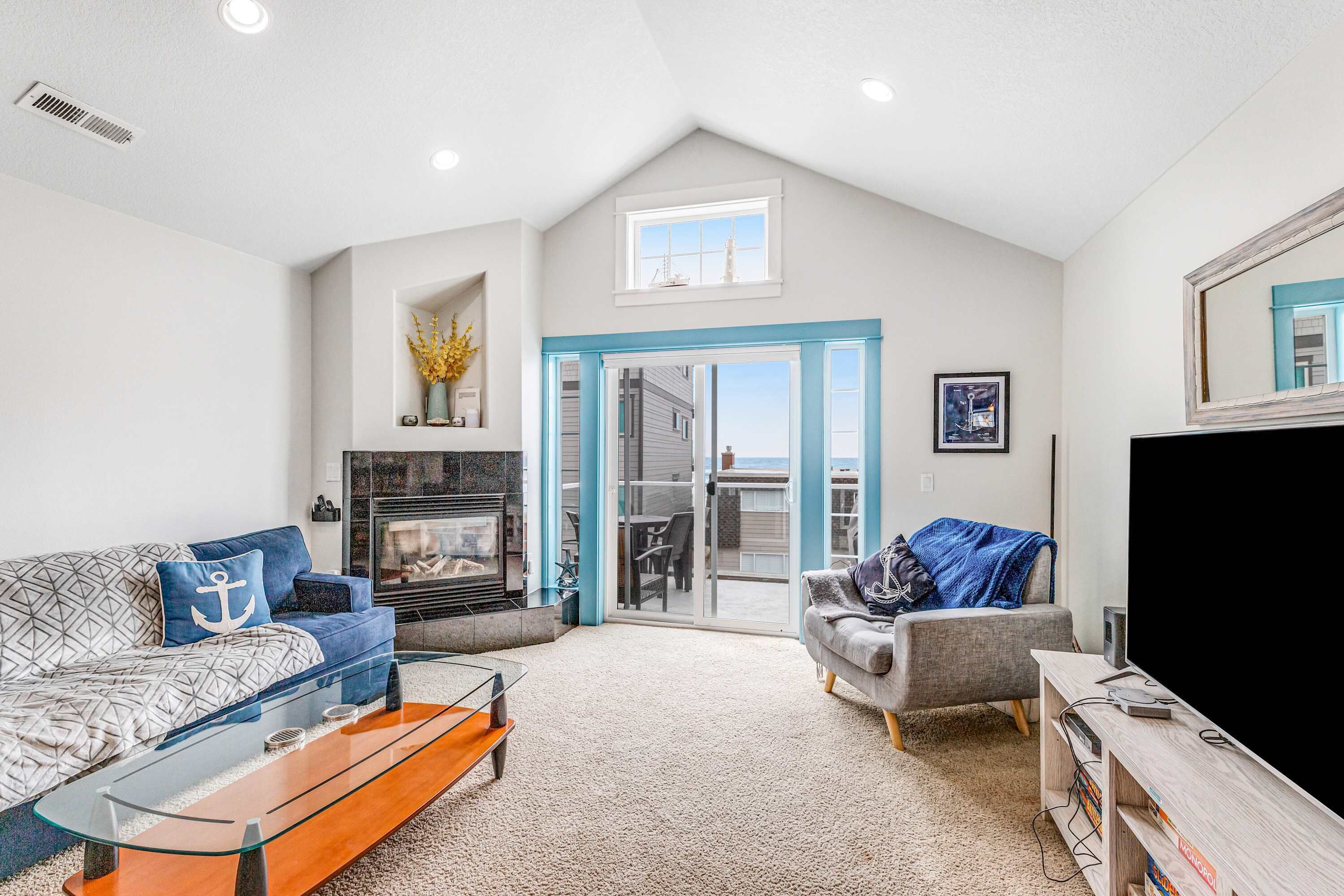 電視、壁爐、 辦公室