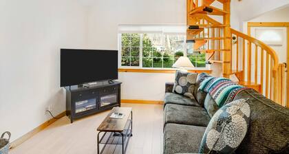 Two story getaway with a washer dryer central AC and WiFi dogs welcome