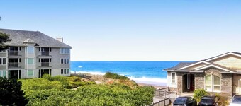 Unique and spacious home with private hot tub game room and great ocean views
