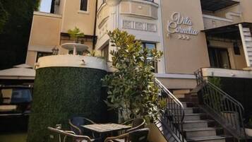 Fassade der Unterkunft