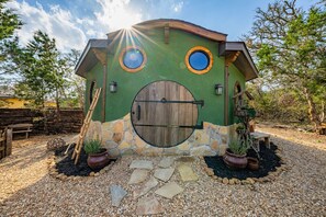 Property grounds - Woodsman Hobbit with Hot Tub & Fireplace (Fredericksburg)