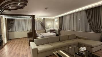 Apartment, 1 Schlafzimmer, barrierefrei, Raucher | Wohnzimmer