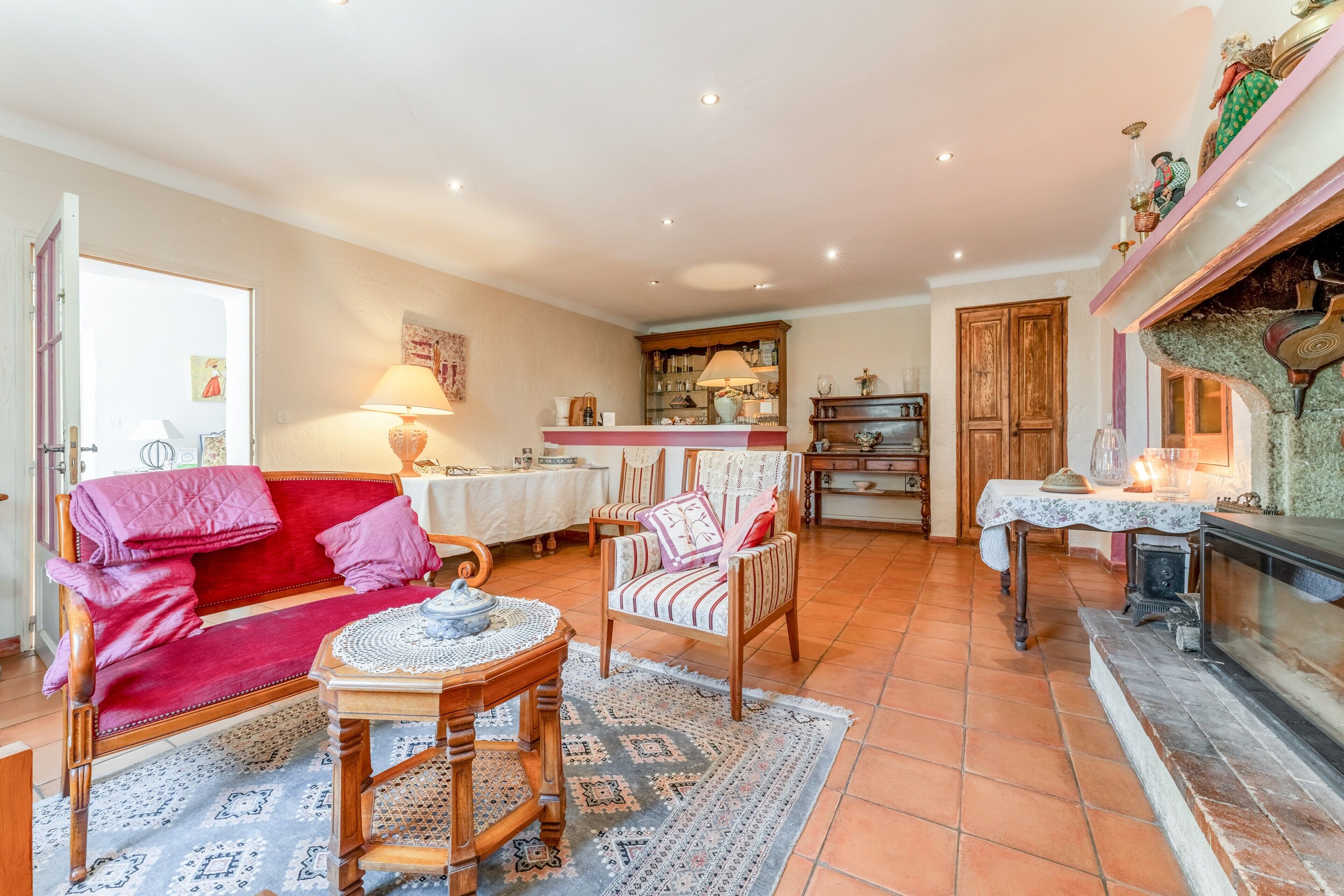 Mas De Bouvau :&nbsp;Chambre 3 Rosa, , Wi-fi Et Climatisation - Vacqueyras