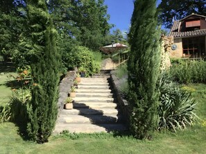 Property grounds - Le Moulin Bas Vraie Guest Room with Private Pool, Wi-Fi, and Air Conditioning (Loubejac)