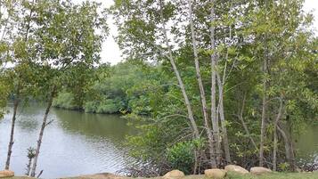 Kamar Double Deluks, patio, pemandangan danau | Pemandangan danau