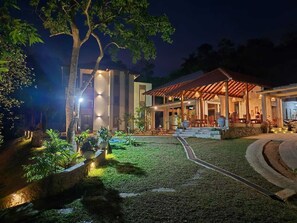 Front of property - evening/night