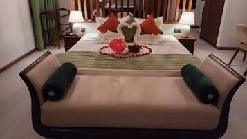 Superior Room, Patio, River View | Minibar, individually furnished, desk, laptop workspace