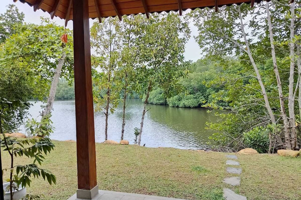 Habitación Deluxe, varias camas, patio, vista al río | Minibar, muebles diferentes y escritorio