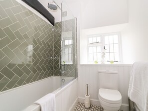 Shower, hair dryer